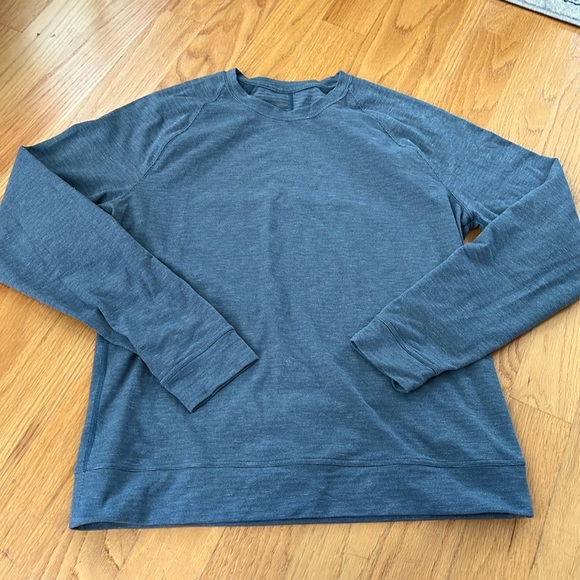 Lululemon Slitstream Long sleeve crew size M Blue Mercury - Picture 1 of 8